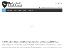 Tablet Screenshot of barnsleybsacdivers.co.uk